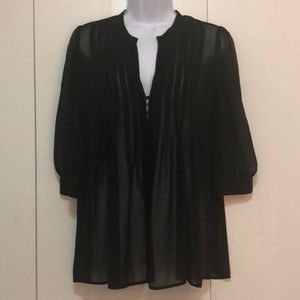 Joie Silk Chiffon 3/4 Sleeve Blouse